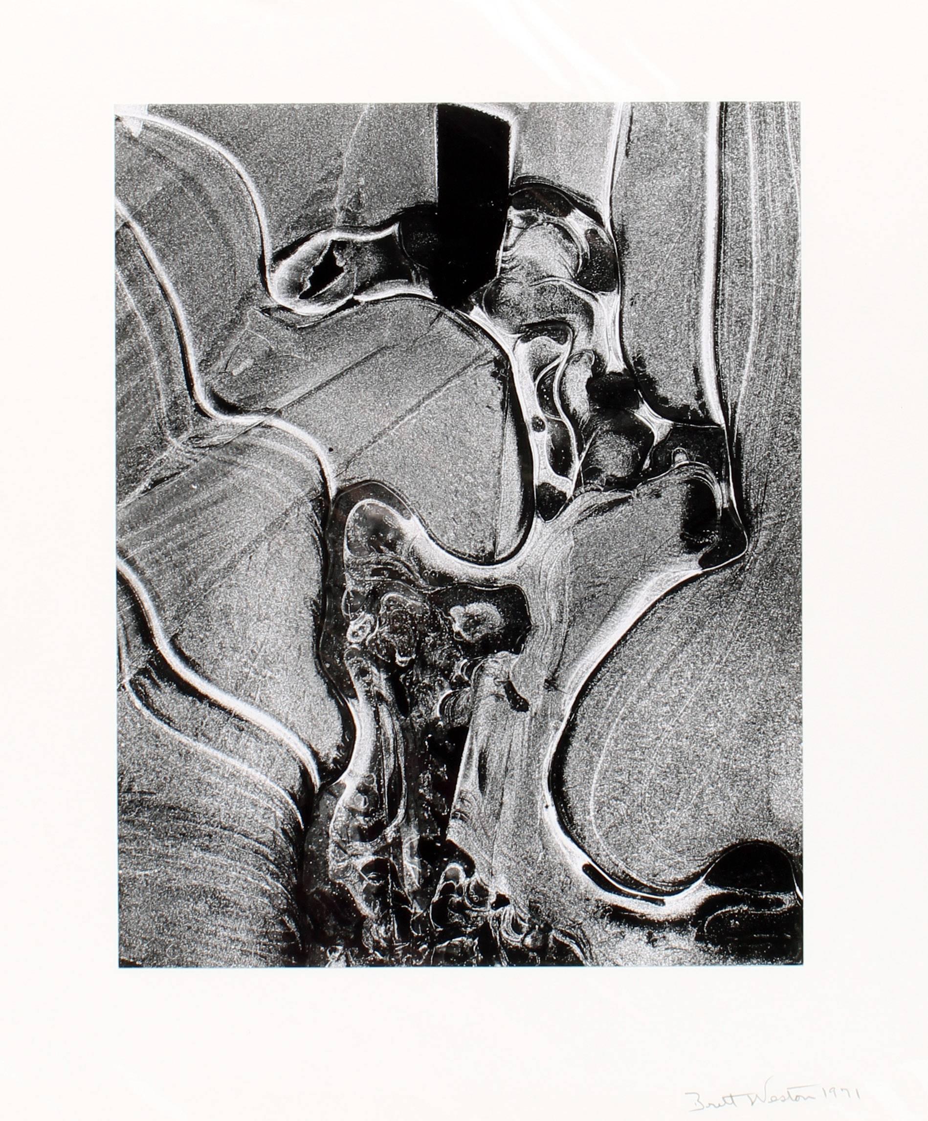 Abstraction de la glace - Photograph de Brett Weston
