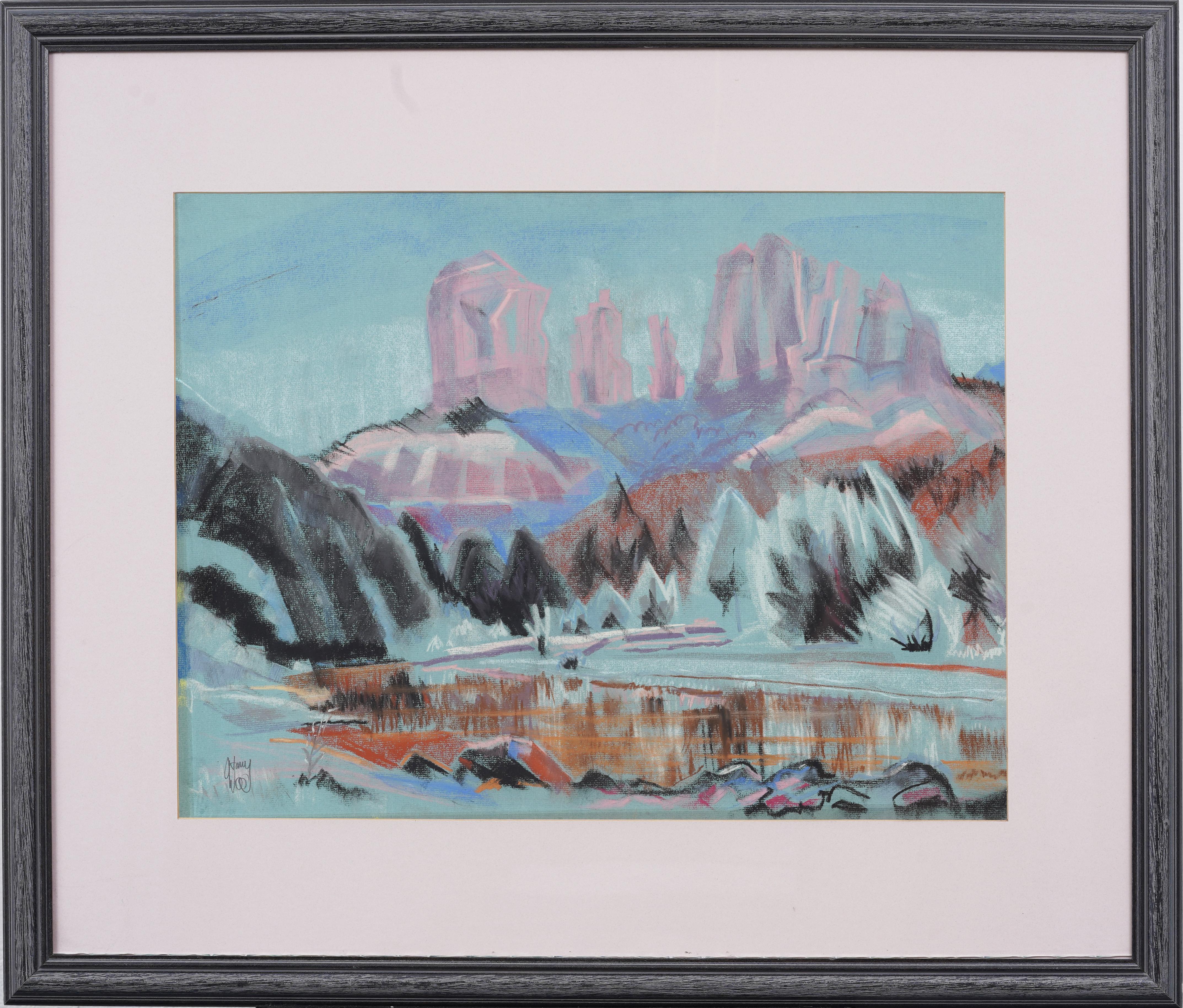Pintura modernista estadounidense de la Escuela de Taos, Nuevo México: paisajes de montaña
