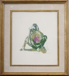 "Woman Series" Vintage American Abstract Painting