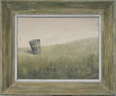 Jim Harrison: Realistische Landschaft aus Carolina – gerahmtes modernes realistisches Ölgemälde