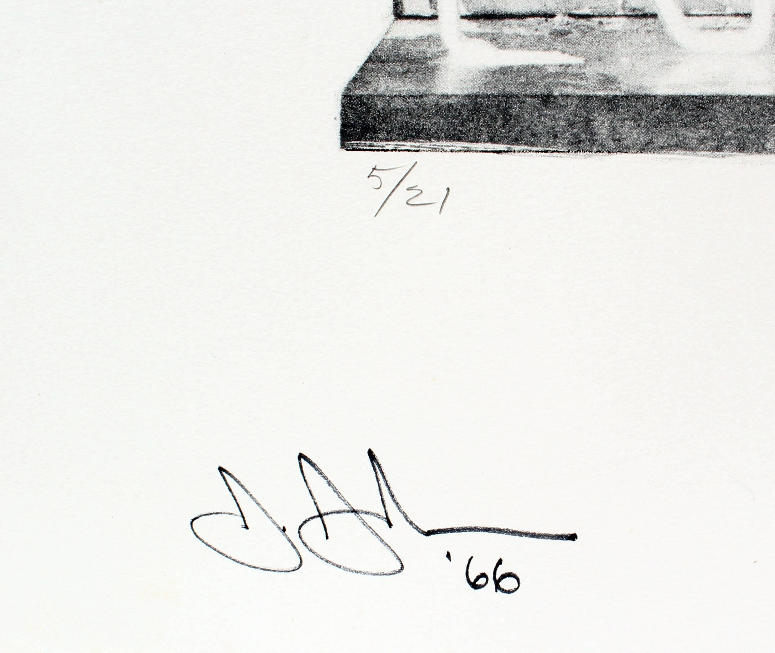 Passage I - Print by Jasper Johns