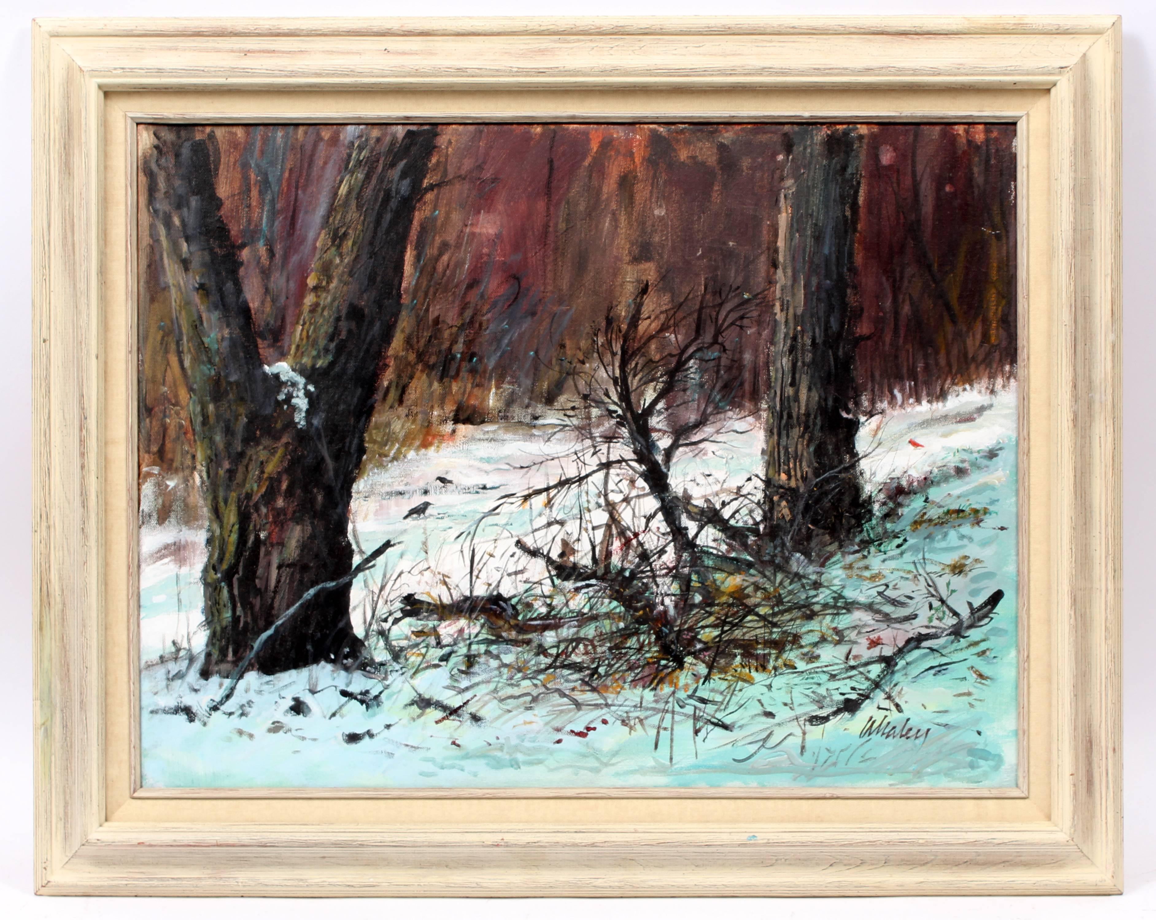 Winter Landscape - Painting by Joseph Whalen