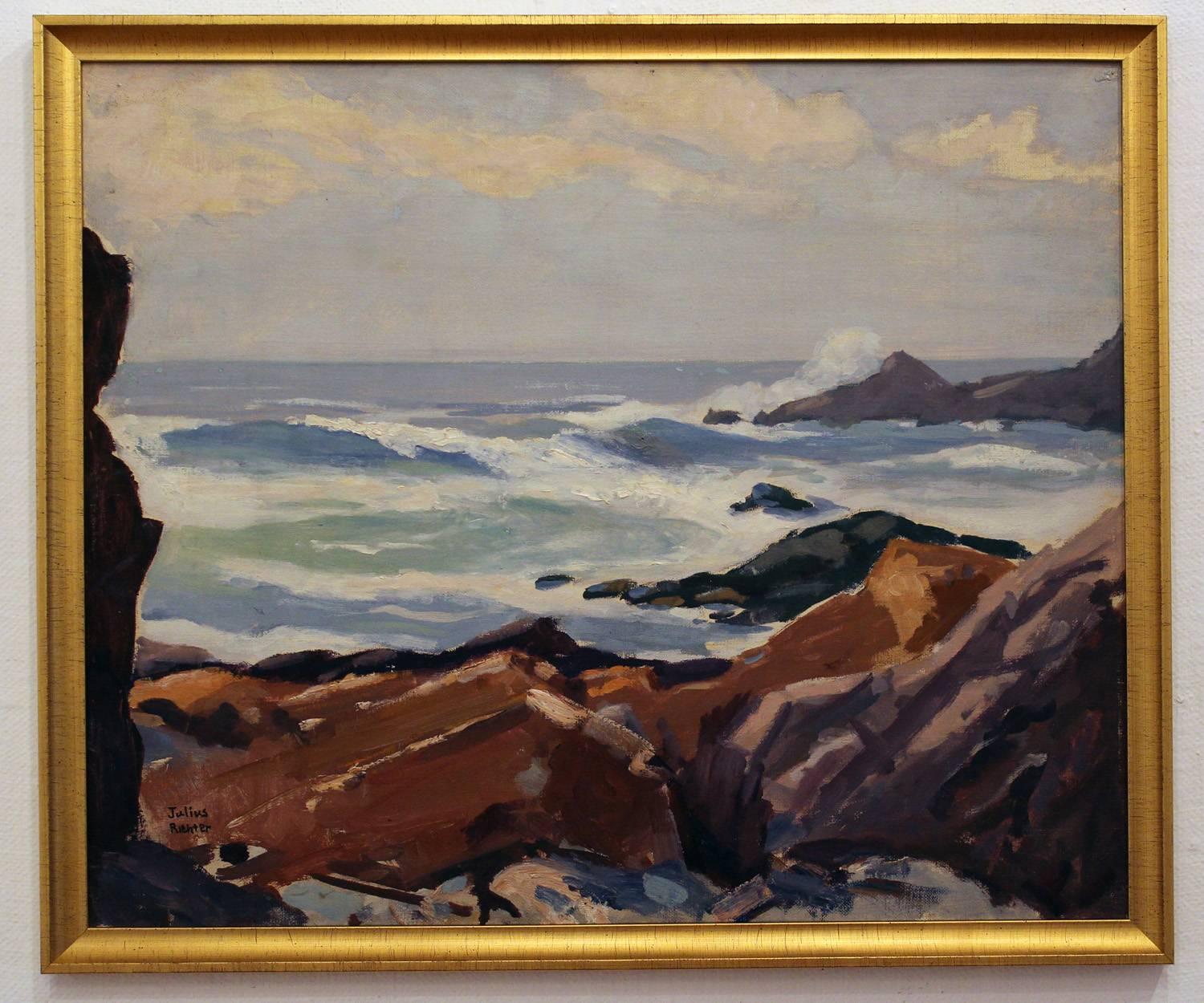 Seascape - Painting by Julius Richter