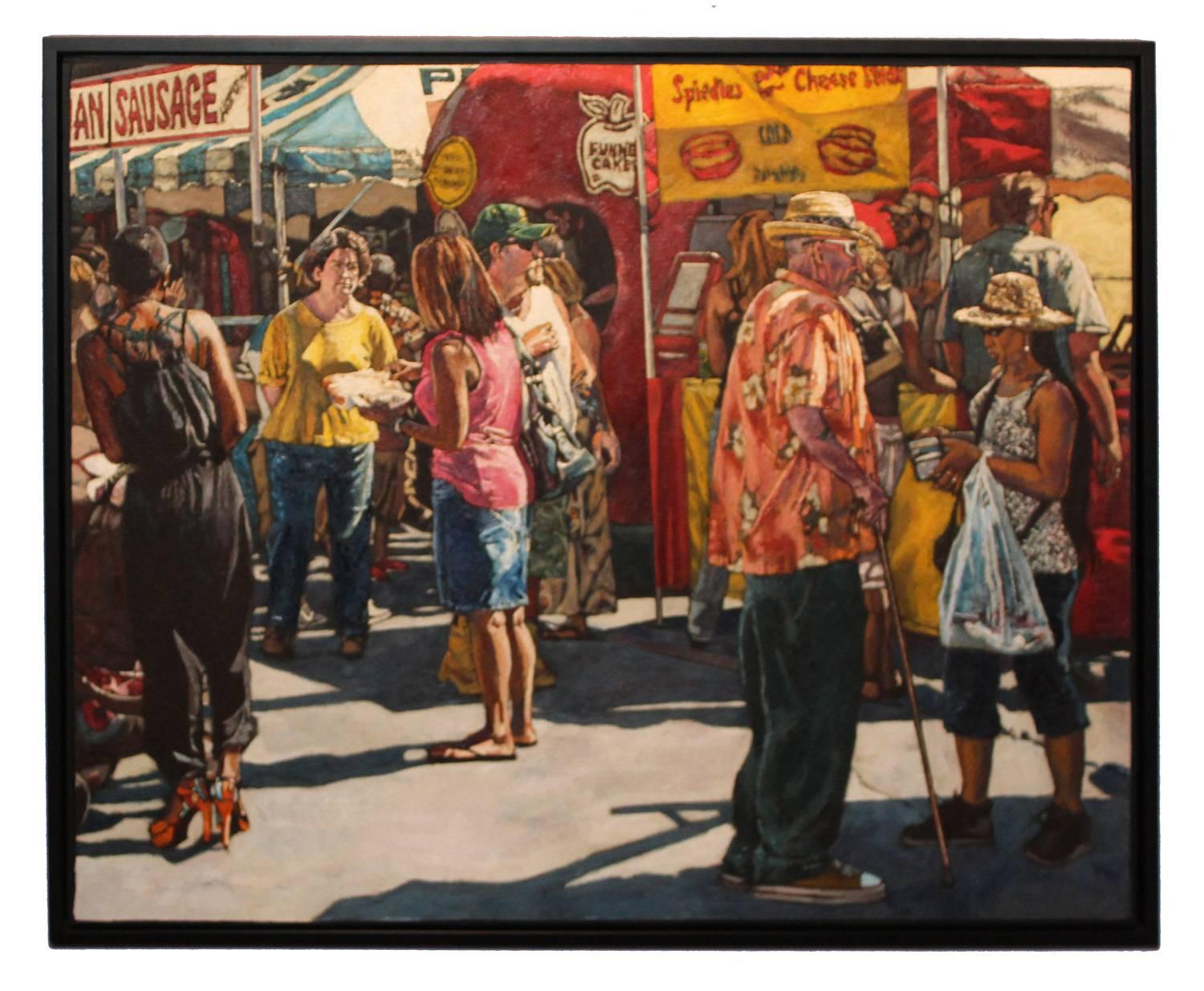 Cena raffinata - Painting di Gary Wolfe