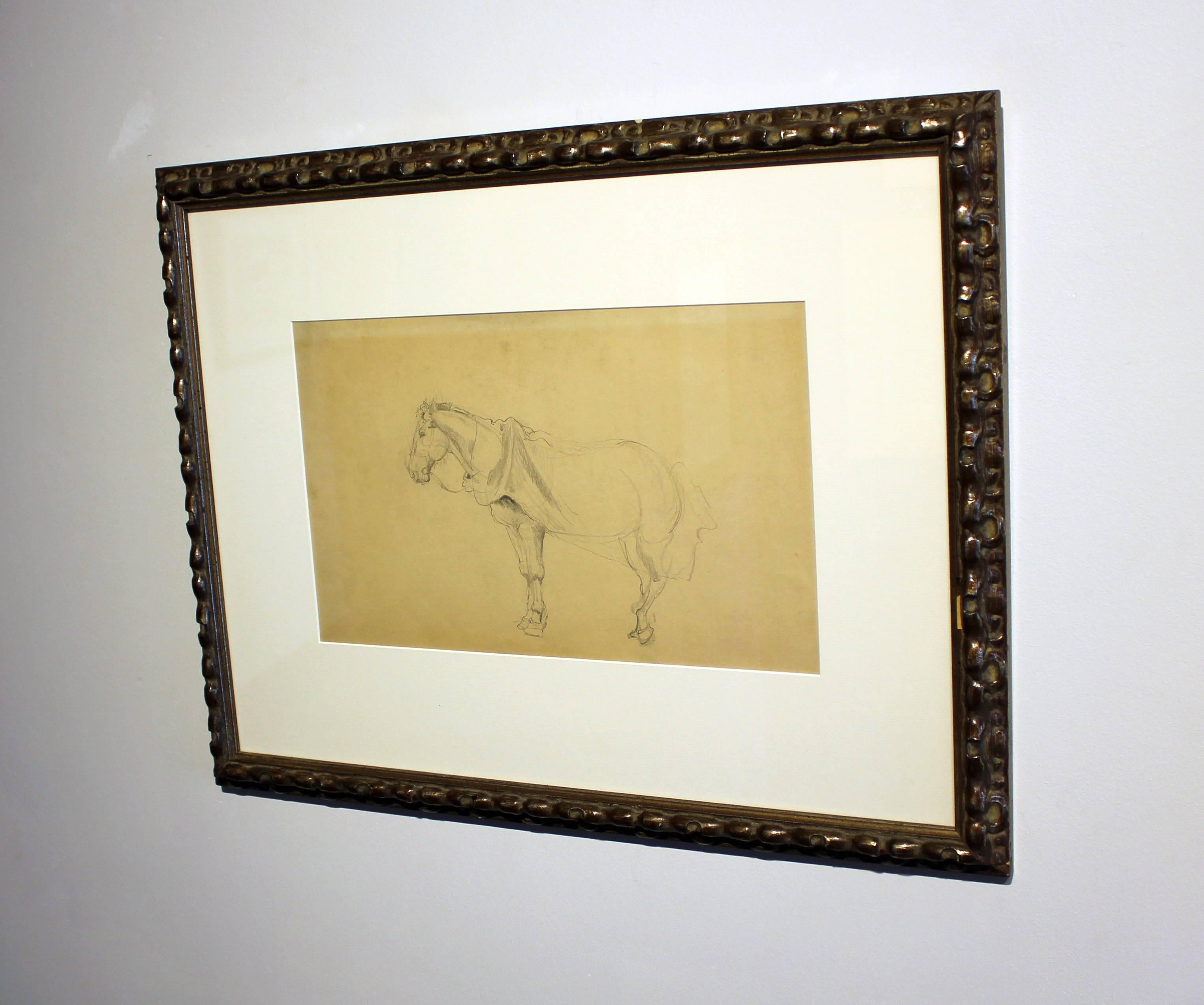 Portrait of a Horse - Art by Charles E. Burchfield