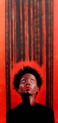Portrait of a young African American woman