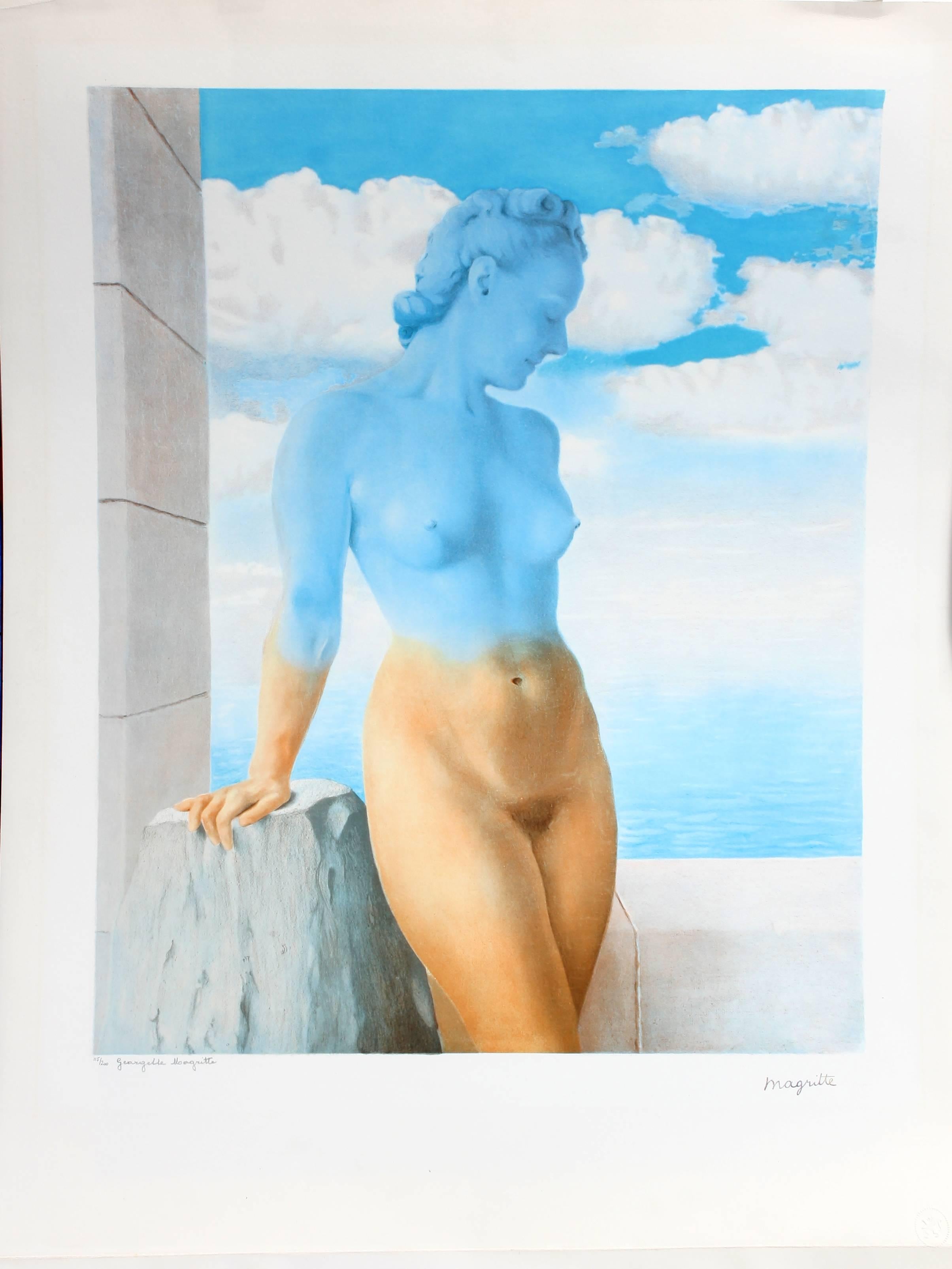 René Magritte Figurative Print - Untitled