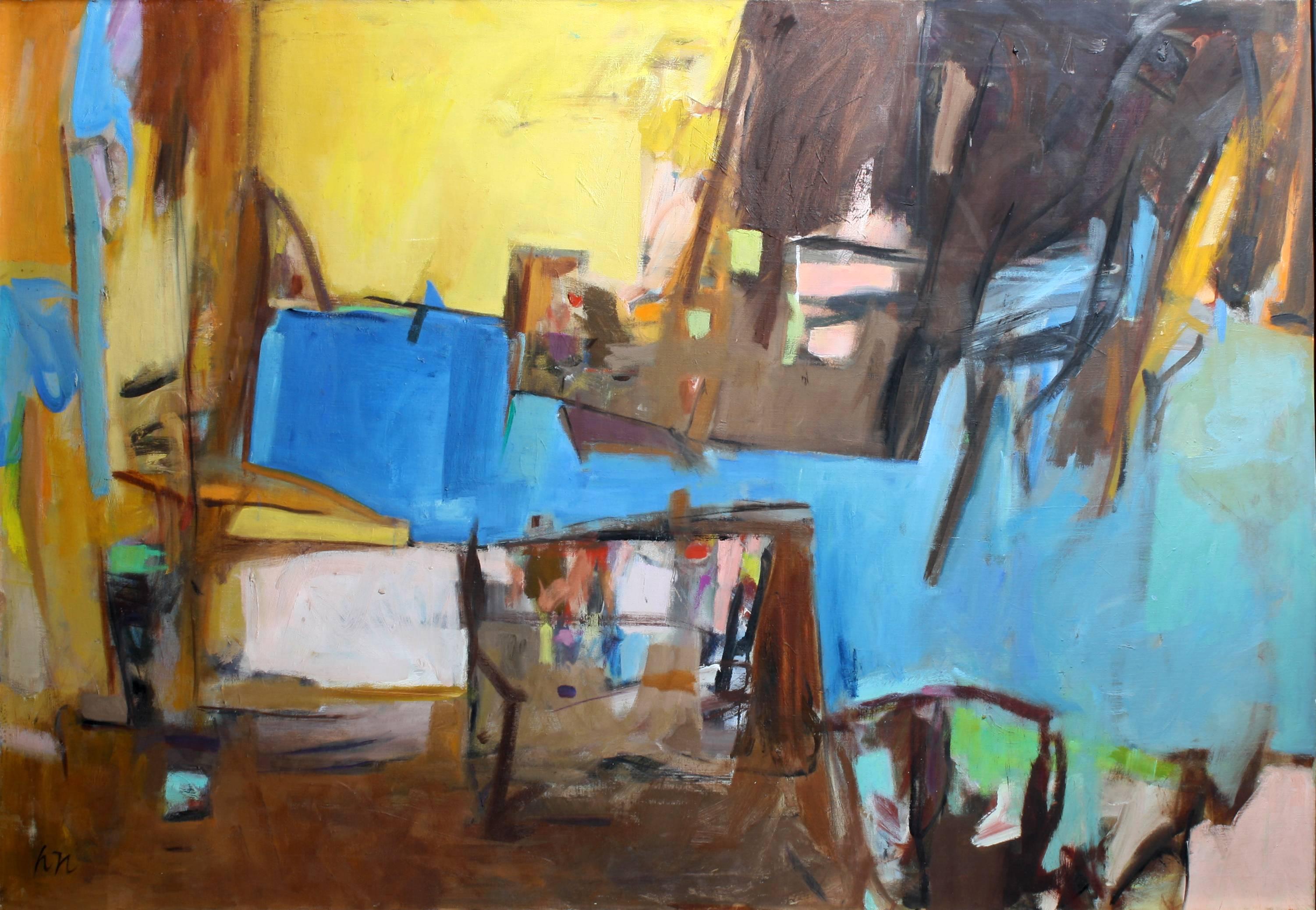 Harriet Holden Nash Abstract Painting - Untitled