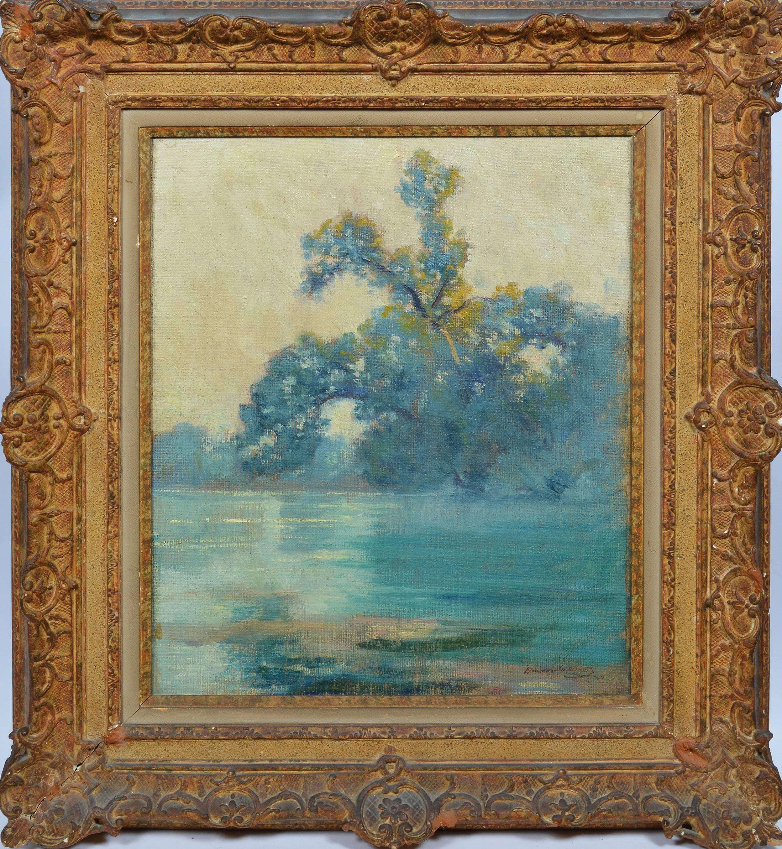 Texas Lake  - Painting by Dawson Dawson-Watson