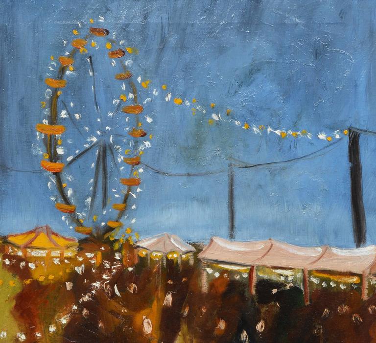 Unknown AShcan School Ferris Wheel, circa 1920, Painting