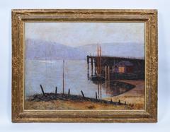Dock on the Connecticut River, Eugene Bewster
