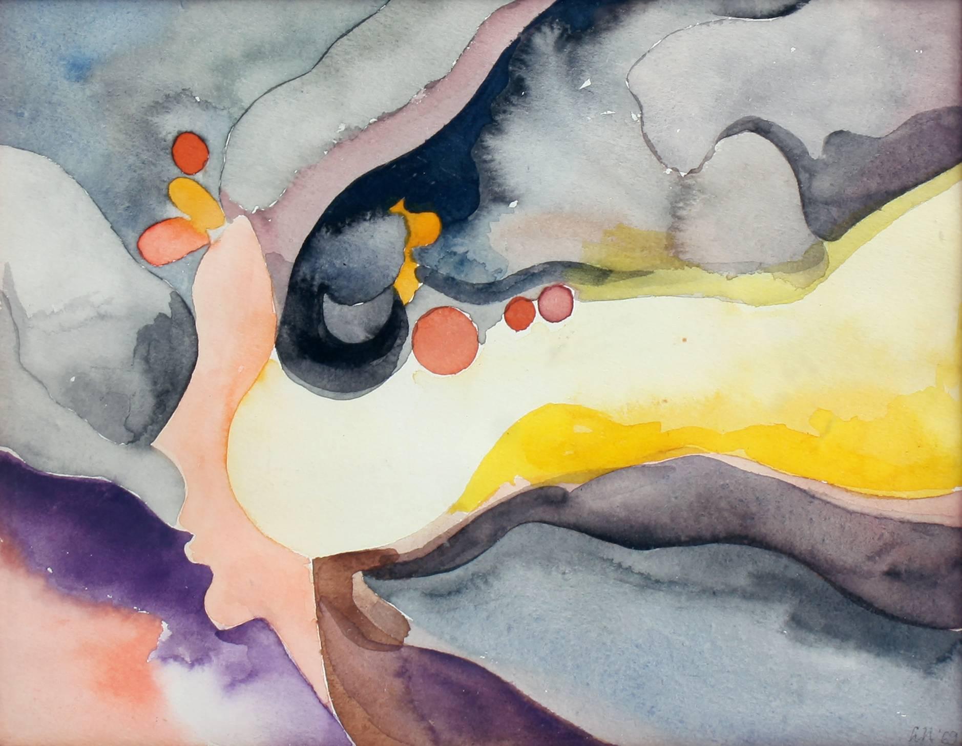 Harriet Holden Nash Abstract Painting - Memory