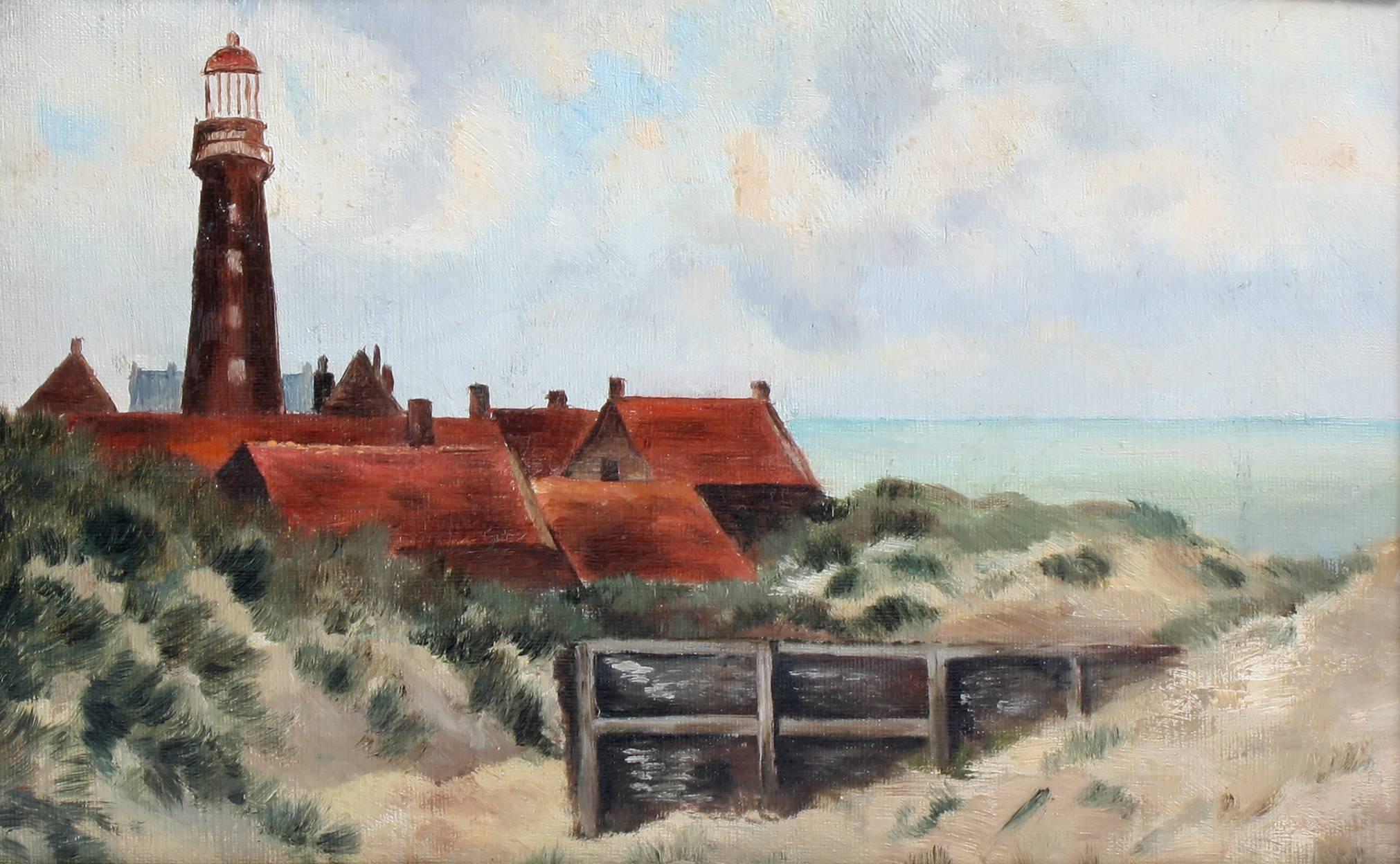 Foley Cove at Dusk - Painting by William Meyerowitz