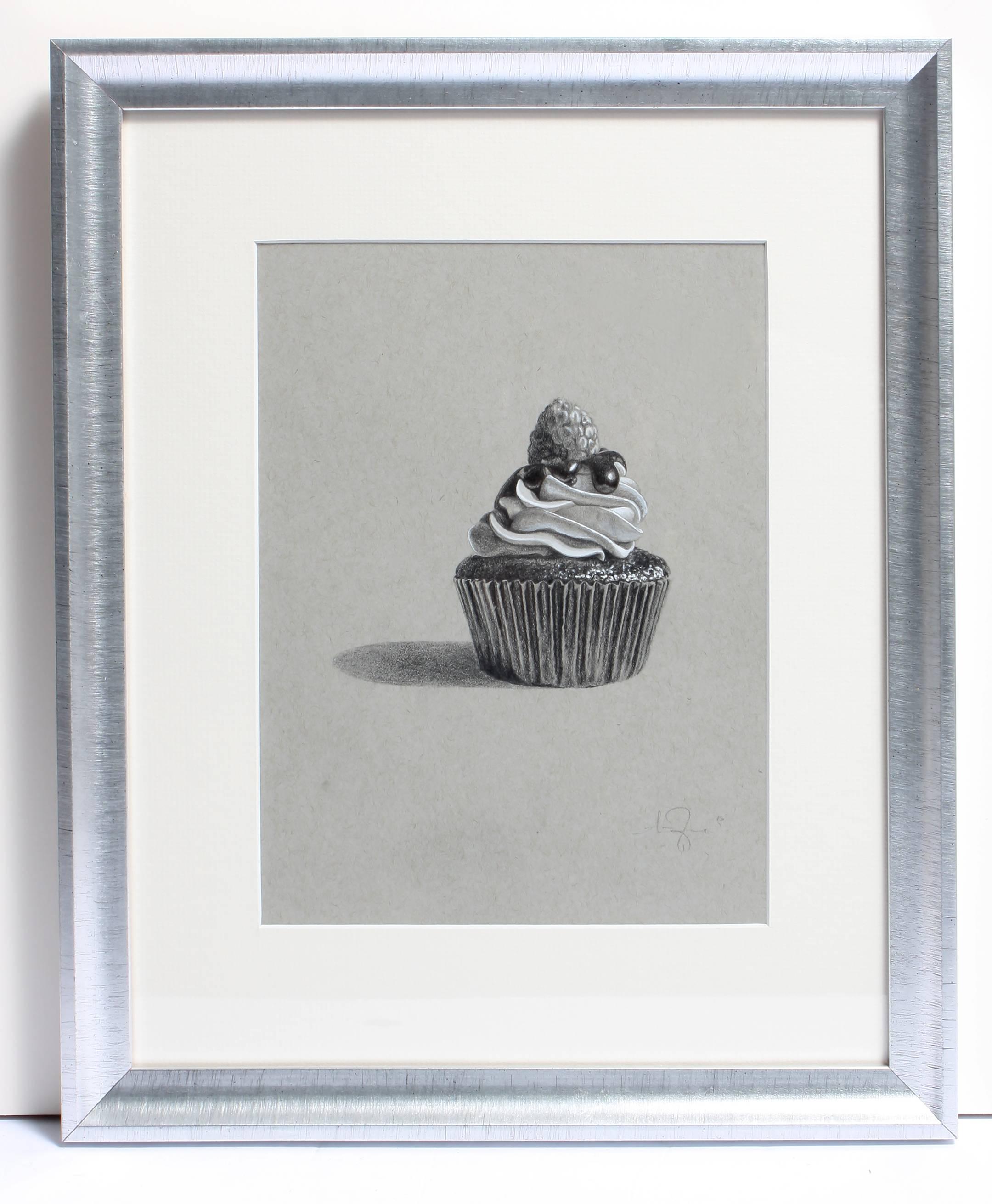 Cupcake - Painting by A.J. Fries