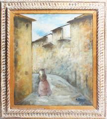 Modernist Street Scene, Florence Italy 1948