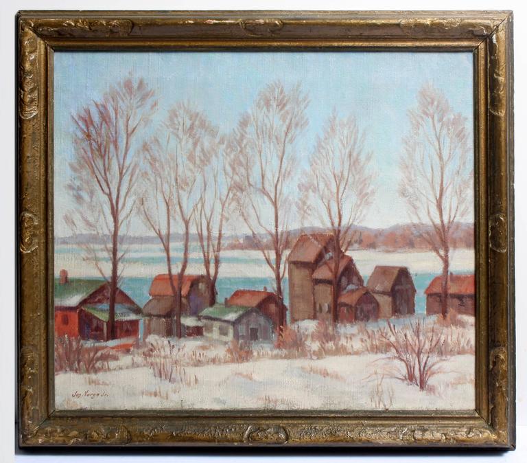 Joseph Varga Lake Erie in Winter at 1stDibs