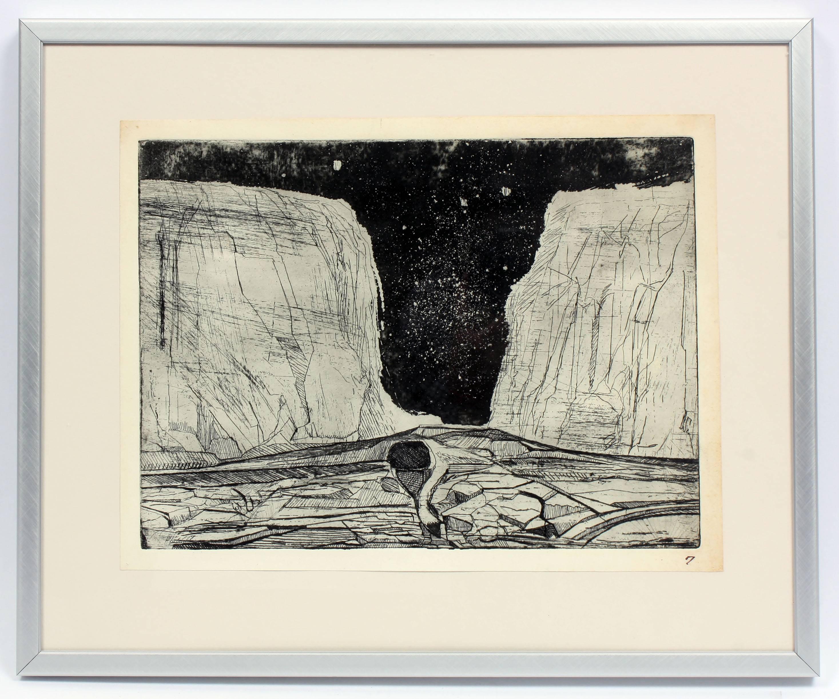 Crawford Notch at Night - Print by Wes Olmsted