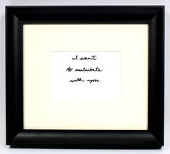 Desire No. 50 (I want to masturbate with you)