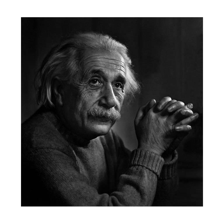 Yousuf Karsh Black and White Photograph - Albert Einstein
