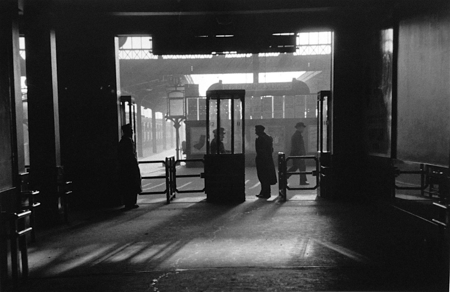 Sabine Weiss Black and White Photograph - Gare de Lyon, Paris