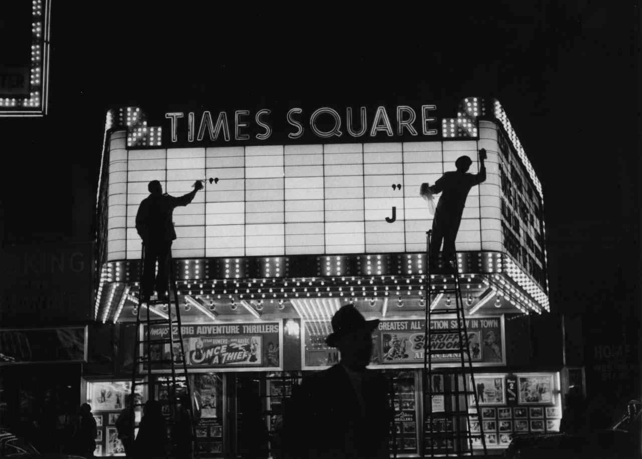Sabine Weiss Black and White Photograph - Times Square, New York