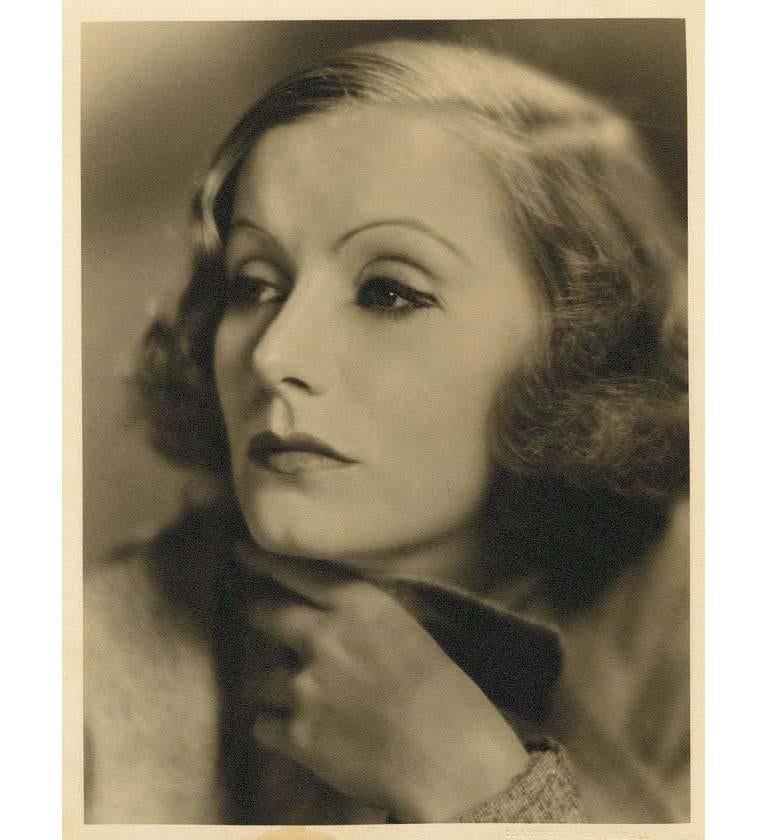 Clarence Sinclair Bull Portrait Photograph - Greta Garbo
