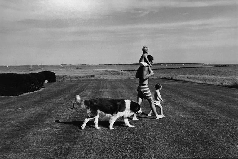 <i>Hyannis Port Summer, Bobby, Michael, Courtney and Dog Brumus,</i> 1962, by Jacques Lowe, offered by Peter Fetterman Gallery