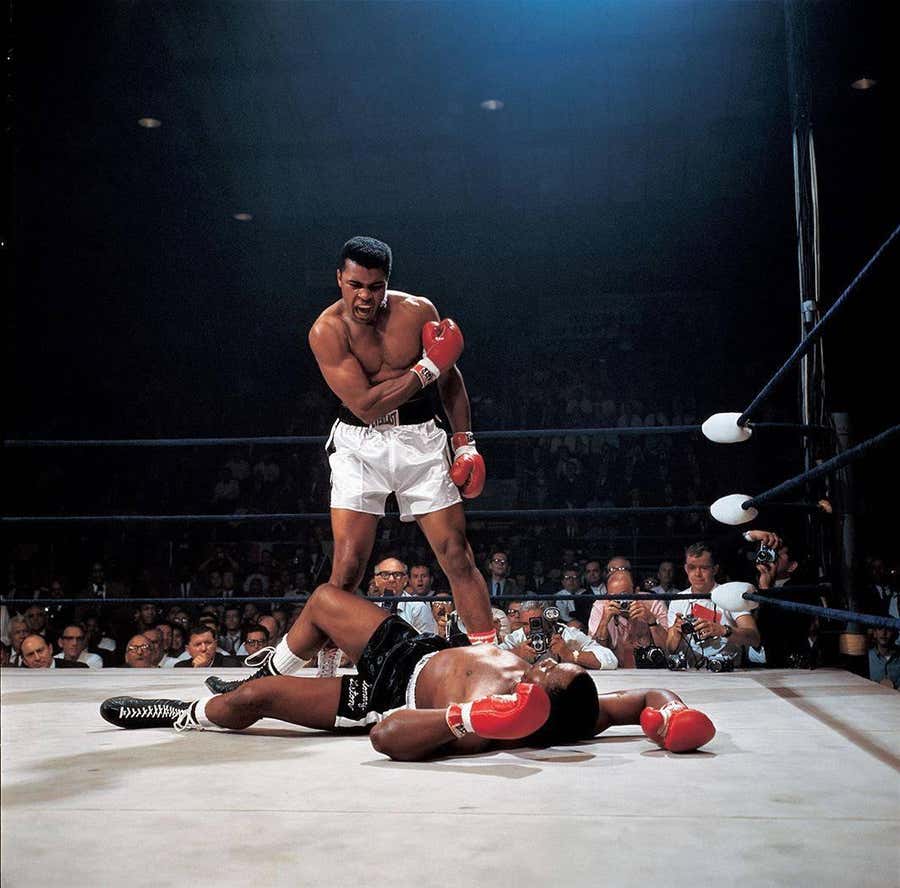 Muhammad Ali vs Sonny Liston, 1965 (Printed Later)
