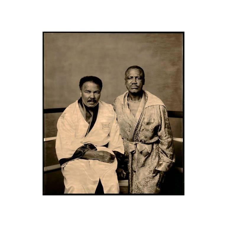 Walter Iooss Color Photograph - Muhammad Ali and Joe Frazier, Philadelphia, Pennsylvania