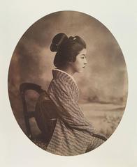 Antique Profile of a Japanese Woman