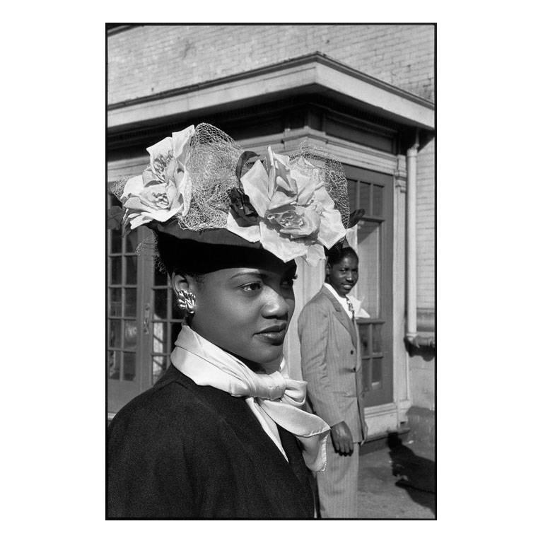 Henri Cartier-Bresson Black and White Photograph - Easter Sunday, Harlem, New York