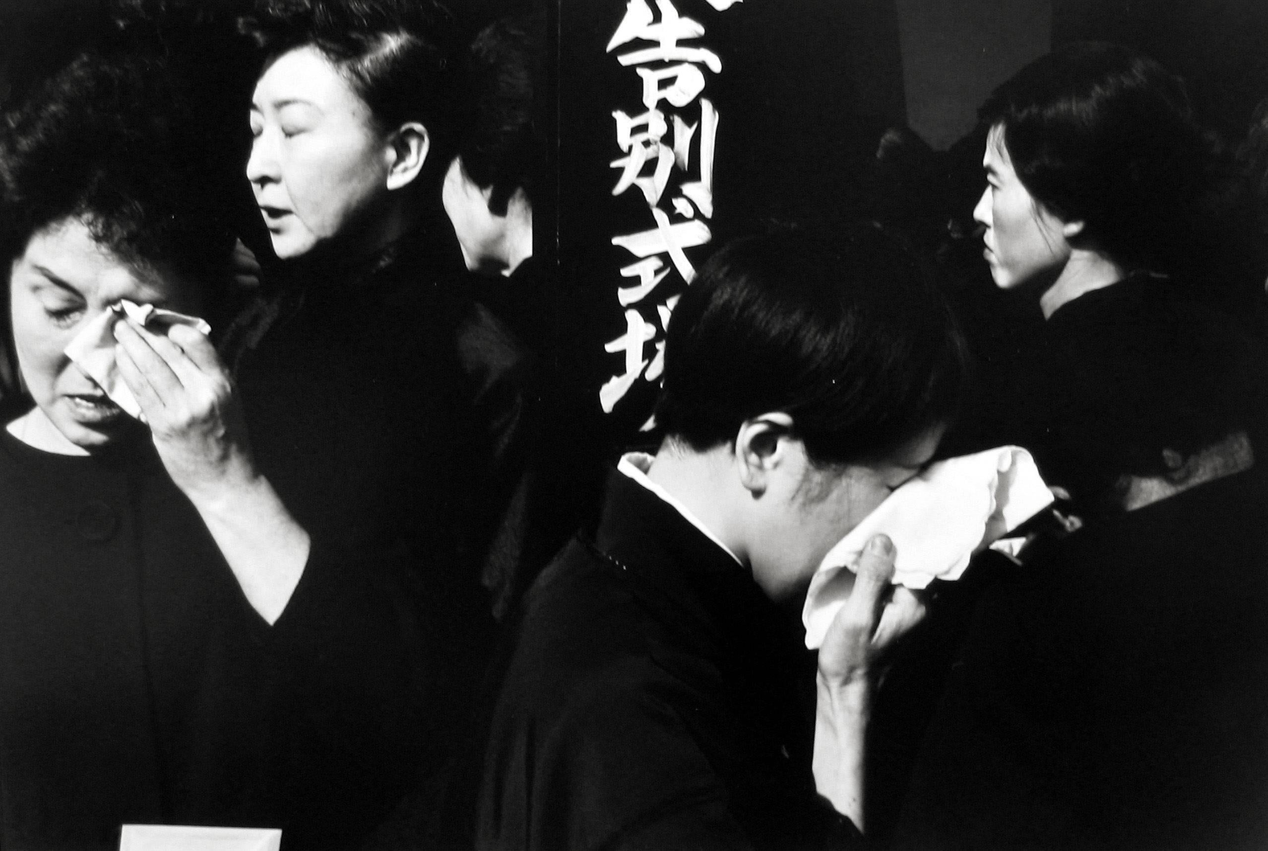 Henri Cartier-Bresson Black and White Photograph - Funeral of a Kabuki Actor, Japan