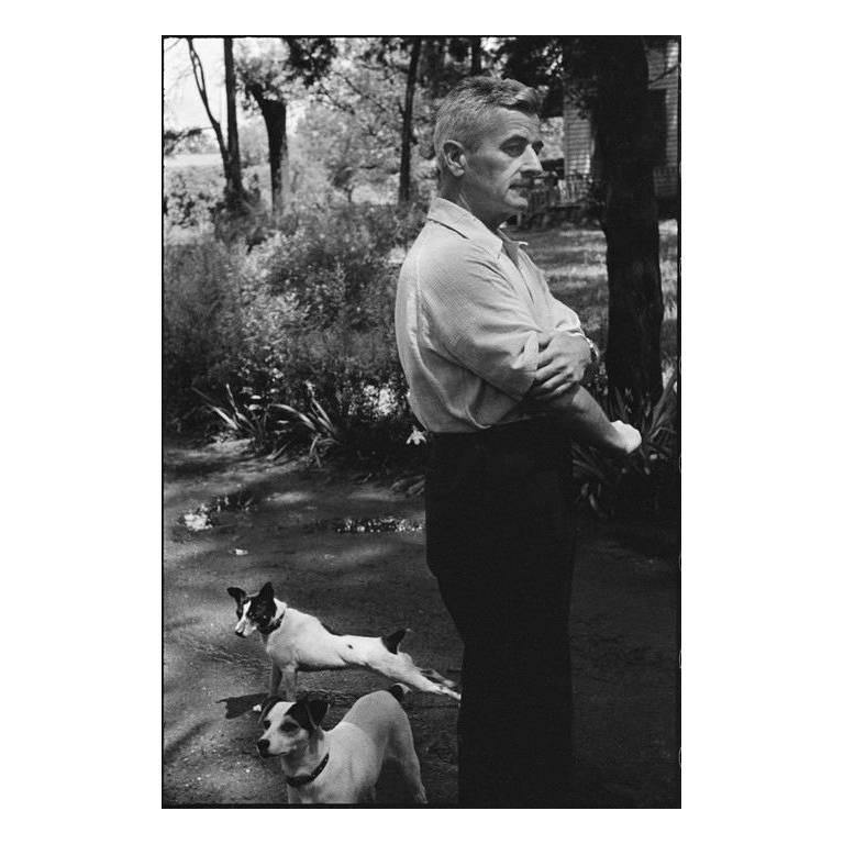 Henri Cartier-Bresson Black and White Photograph - William Faulkner, Oxford, Mississippi