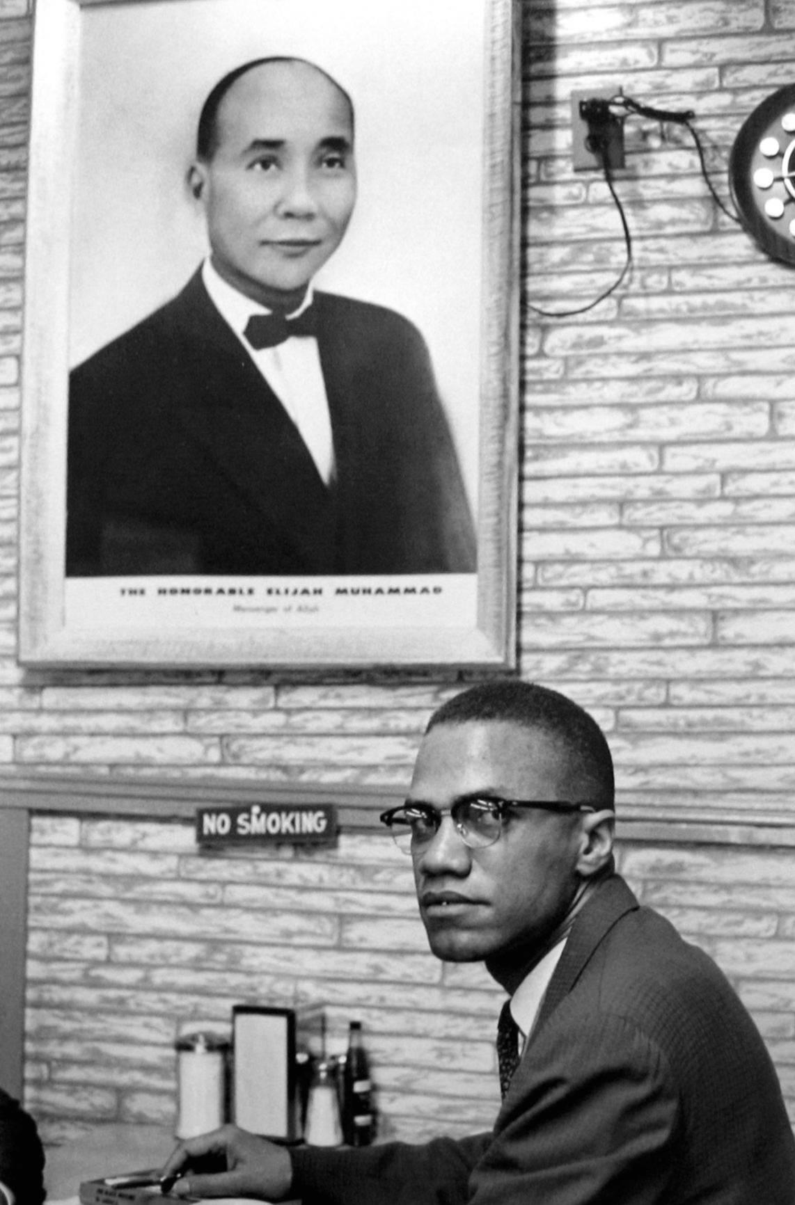 Henri Cartier-Bresson Black and White Photograph - Malcolm X