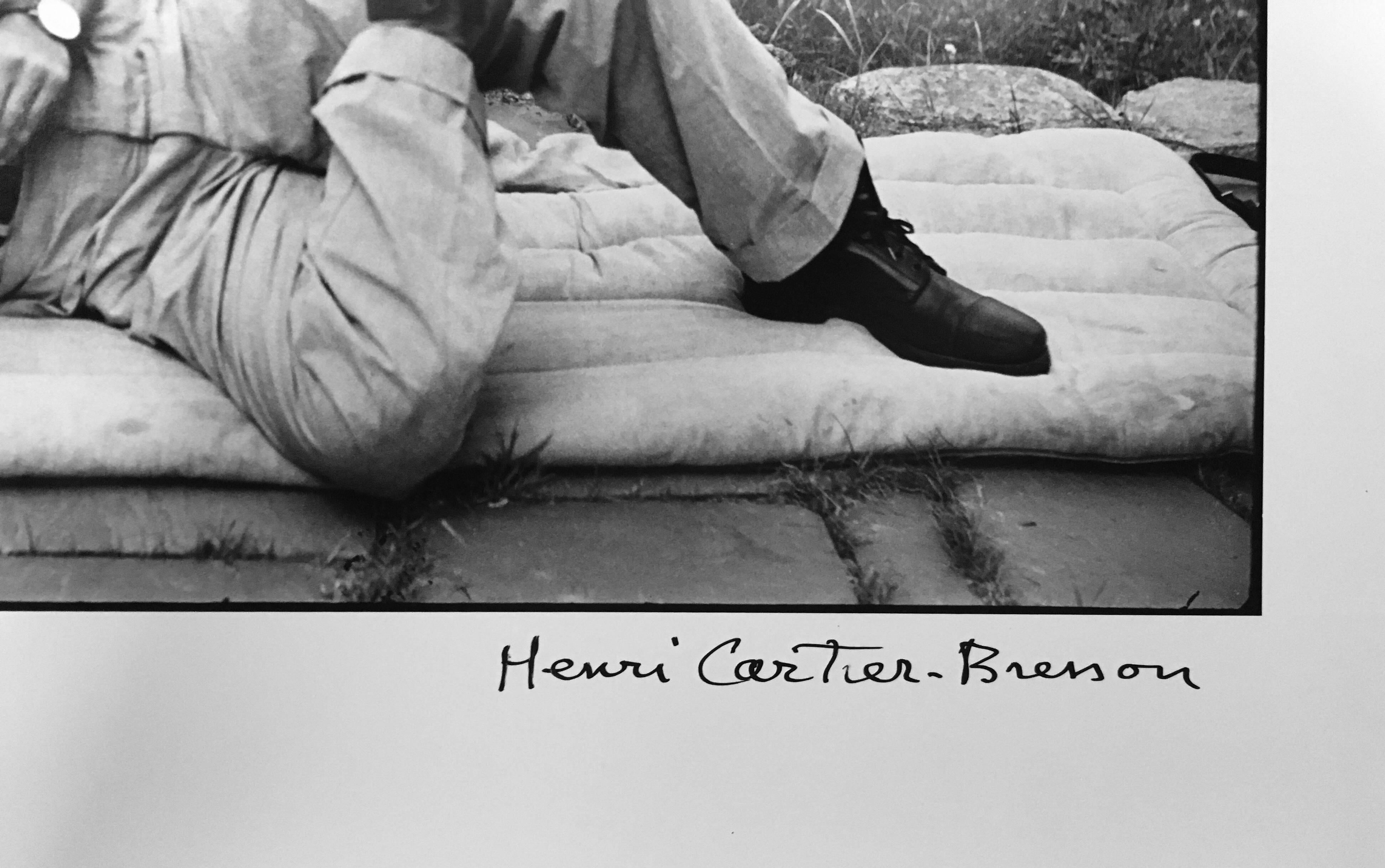 Saul Steinberg - Photograph by Henri Cartier-Bresson