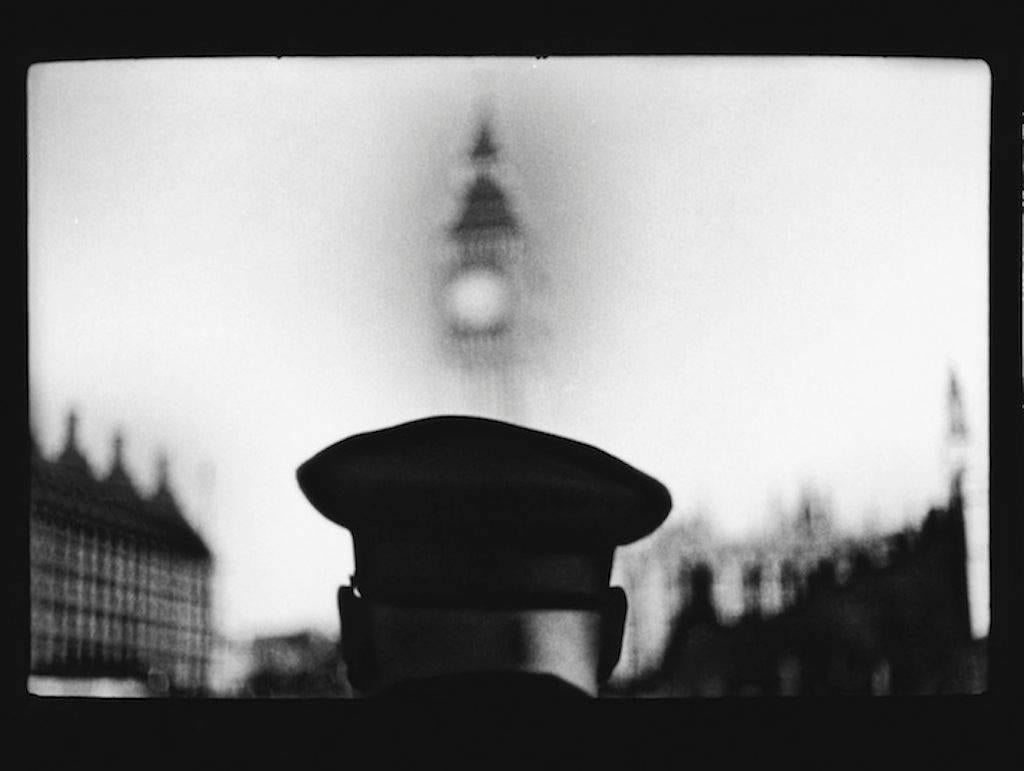 Giacomo Brunelli Black and White Photograph - Policeman Big Ben