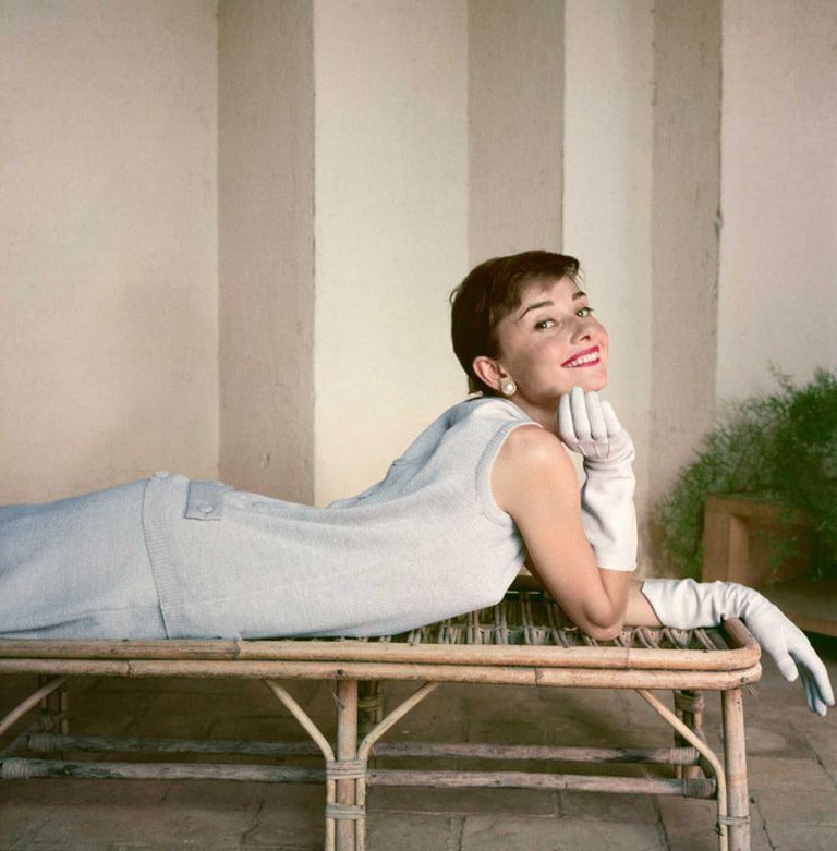 Norman Parkinson Color Photograph - Audrey Hepburn, Vogue Magazine, Rome, Italy