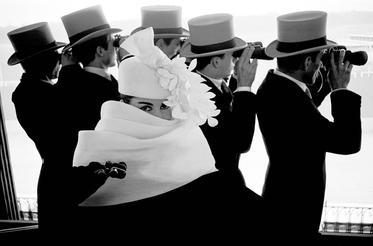 Frank Horvat Black and White Photograph - Givenchy Hat C, Paris