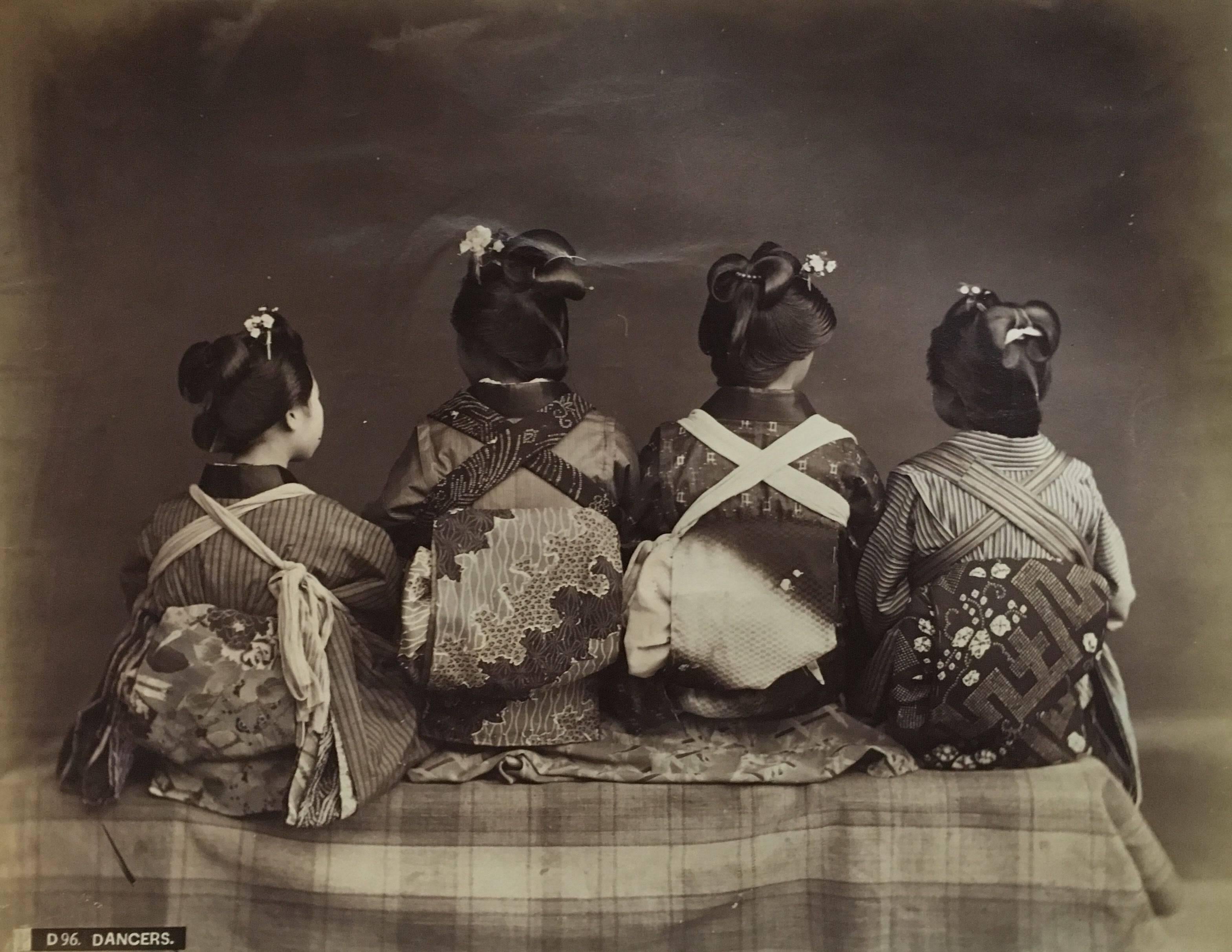 Japanese Women - Photograph by Baron von Stillfried