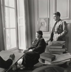 Gertrude Stein with Horst, 1931