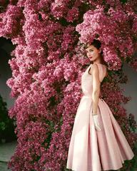 Audrey Hepburn with Flowers 12