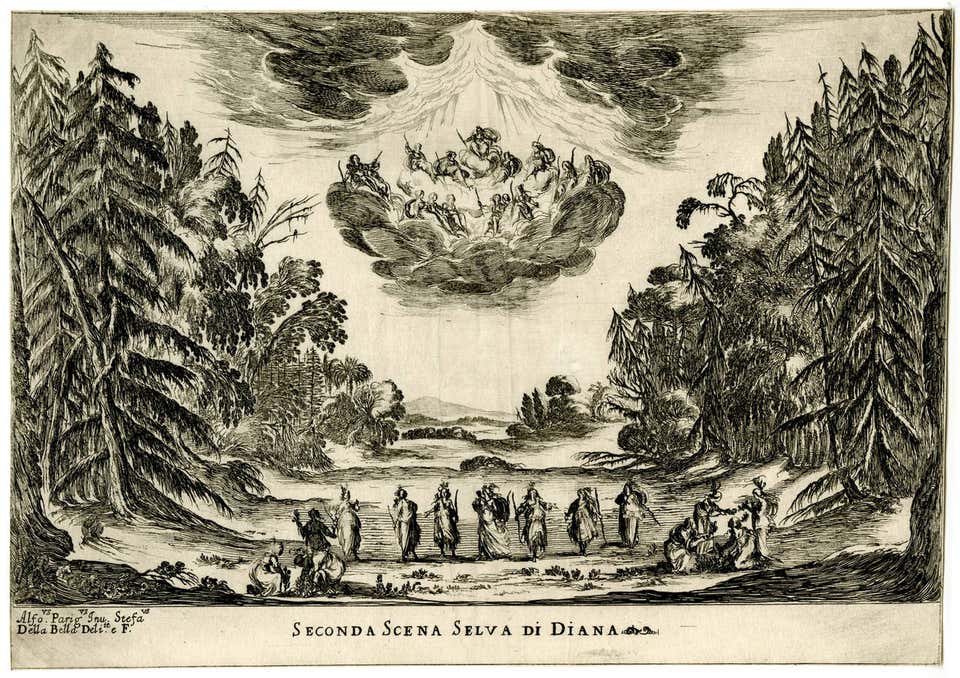 Scene II, Le Nozze Degli Dei