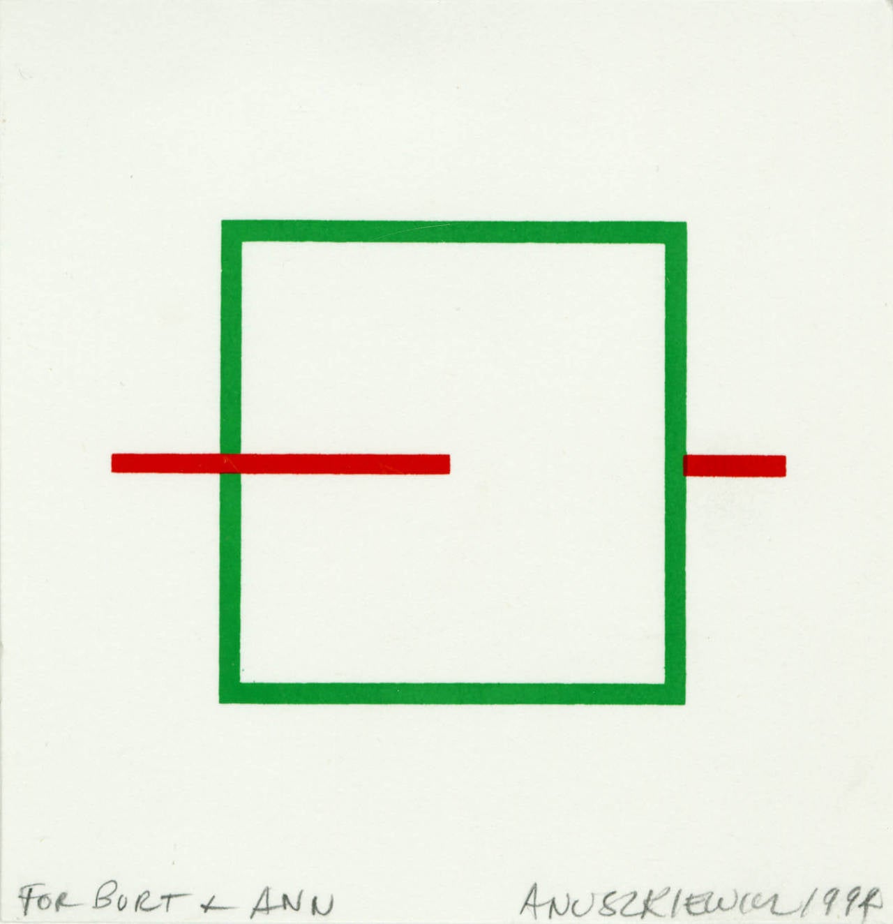 Richard Anuszkiewicz Abstract Print - Annual Edition, 1994