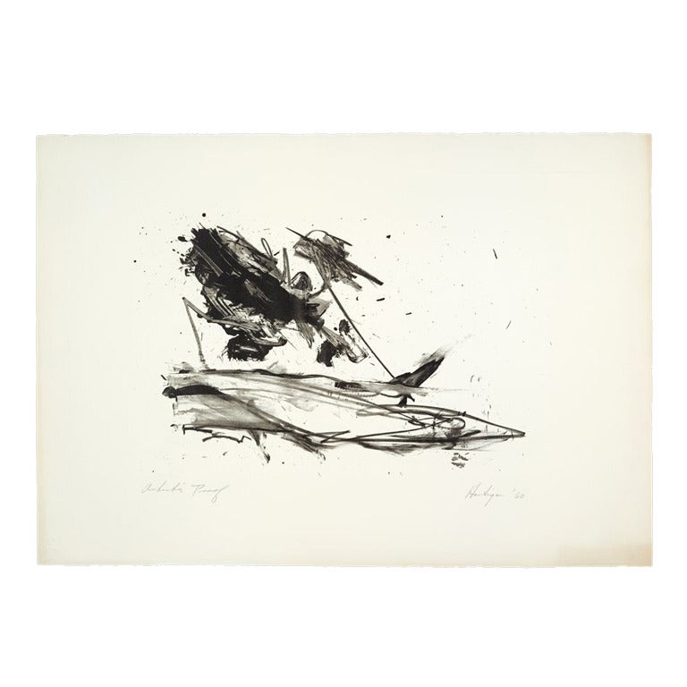 The Hero Leaves His Ship, I-IV - Abstract Print by Grace Hartigan
