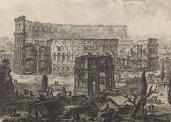 The Arch of Constantine and the Colosseum 