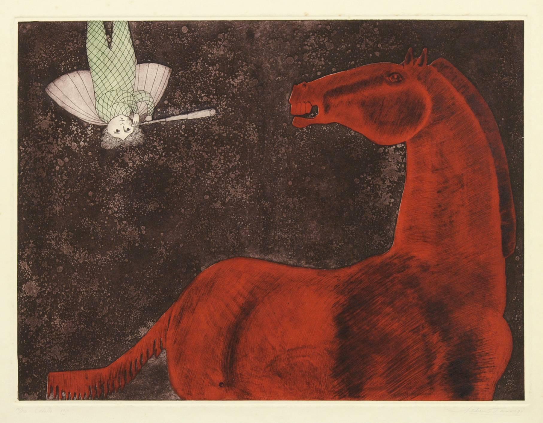 Leticia Tarragó Animal Print - Caballo Rojo (Red Horse)