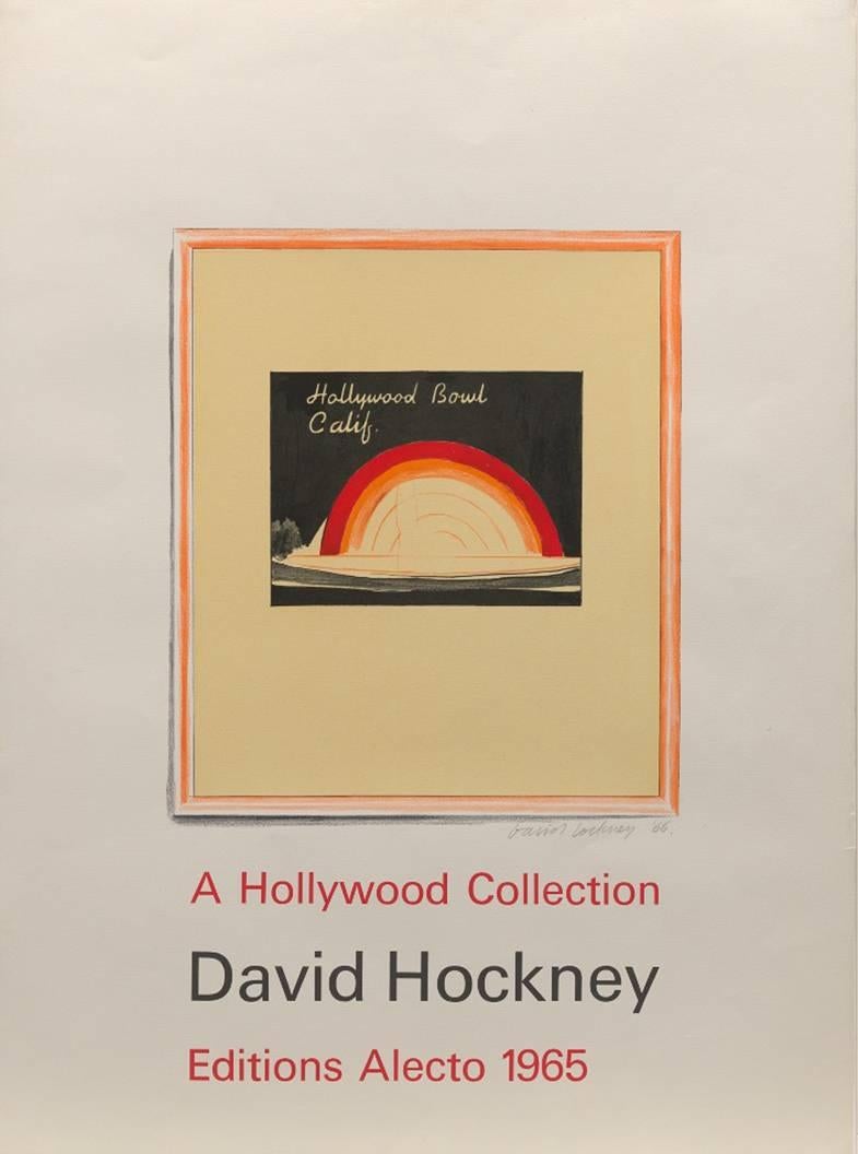 David Hockney Interior Print - Hollywood Bowl, Calif. (title page)