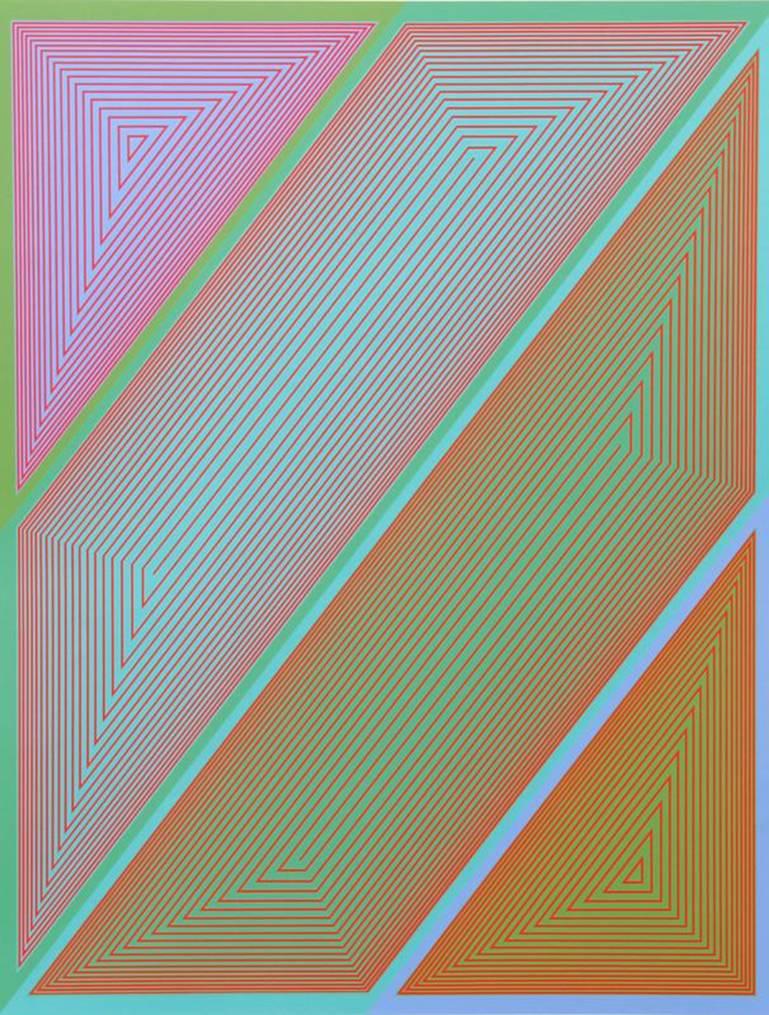 Richard Anuszkiewicz Abstract Print - Untitled