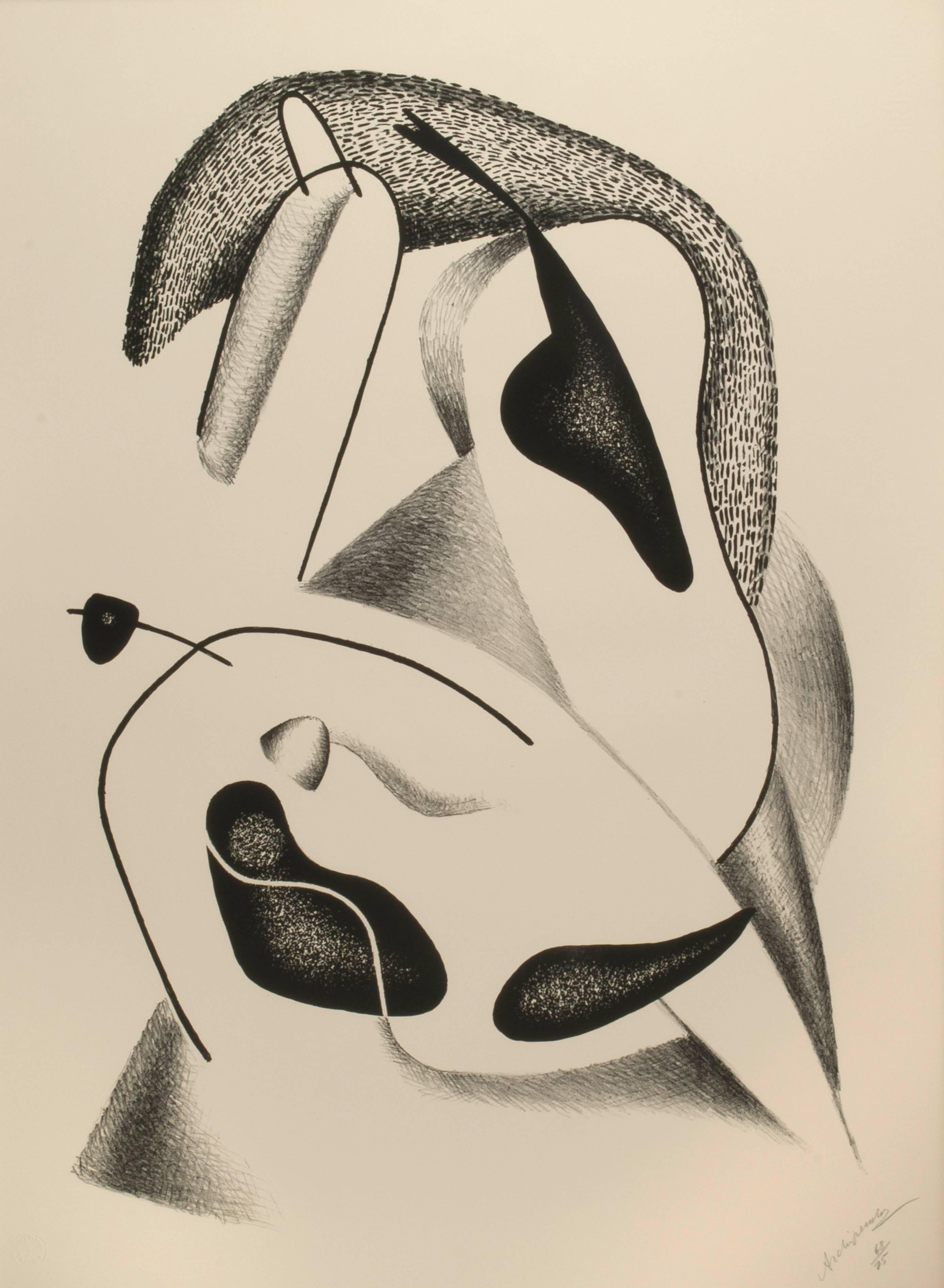 Alexander Archipenko Abstract Print - Le Groupe