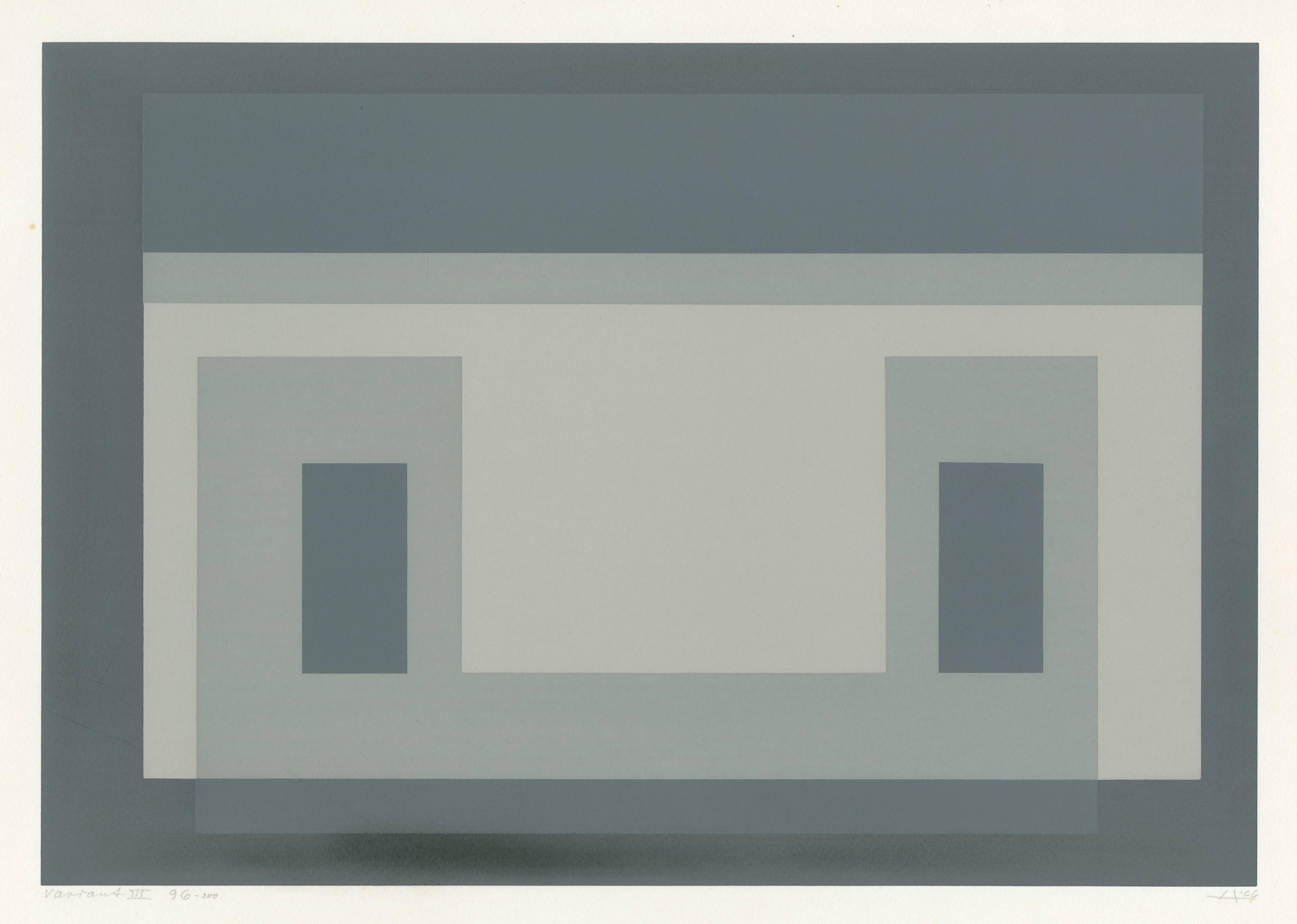 Josef Albers Abstract Print - Variant III